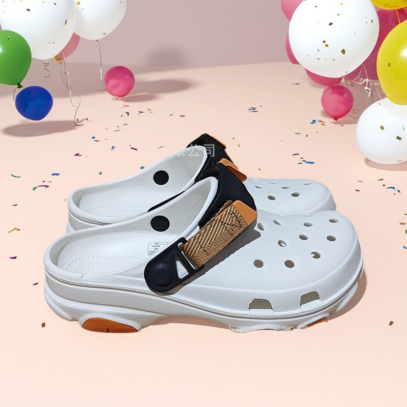 老客户特林洞洞鞋男夏季厚底防滑外穿拖鞋凉鞋成人沙滩鞋批发,流行男鞋,洞洞鞋,淘宝优惠券,粉丝福利购,淘宝优惠卷