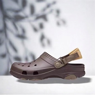 2025洞洞鞋经典特林男女式联名沙滩鞋休闲凉拖鞋防滑中性牛皮户外