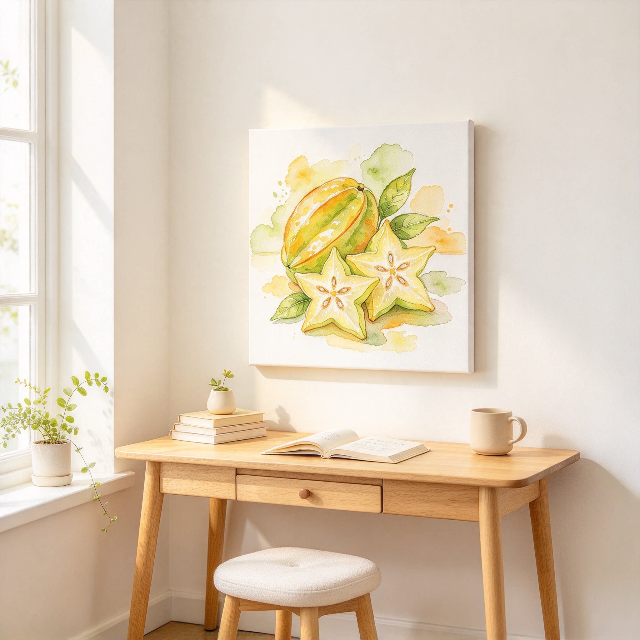 清新渲染水果装饰画仿油画唯美艺术高级感创意餐厅客厅卧室摆挂画