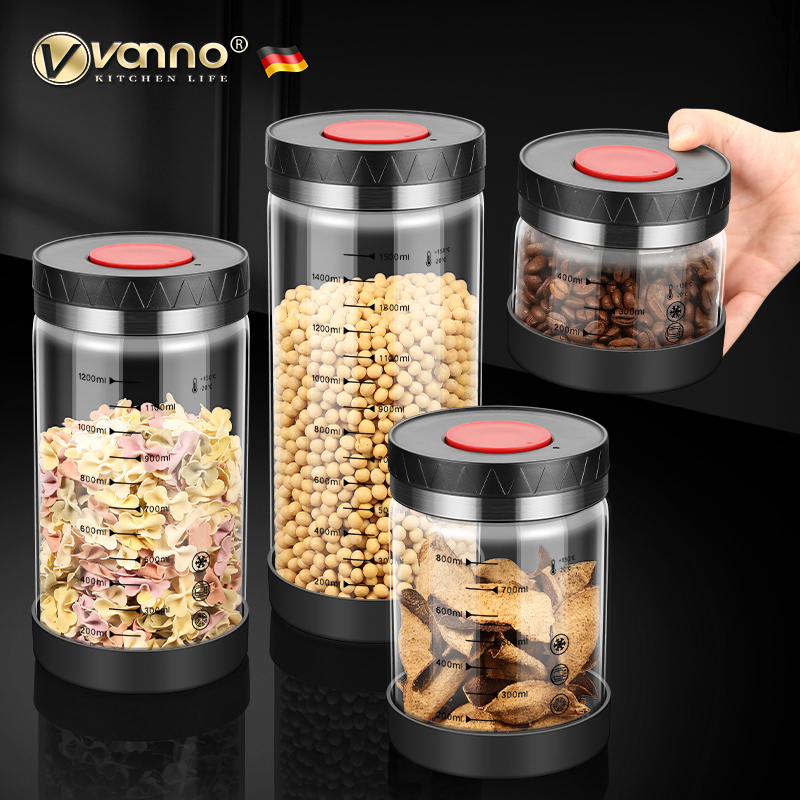 德国储存按压式密封罐玻璃