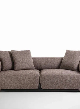 澳澜蒂新品2025意式极简客厅三人布艺沙发设计师porada沙发定制