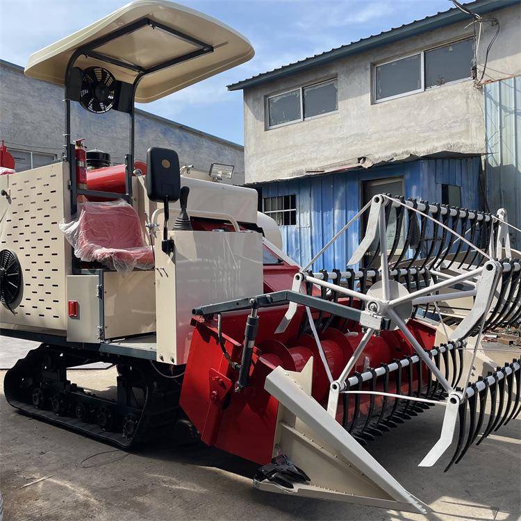 2025年新款小型履带式联合收割机35马力收割机履带收获机