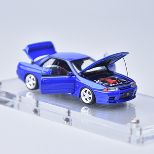 FH 1:64 日产尼桑Skyline GT-R R32 第3代 仿真全开合金汽车模型