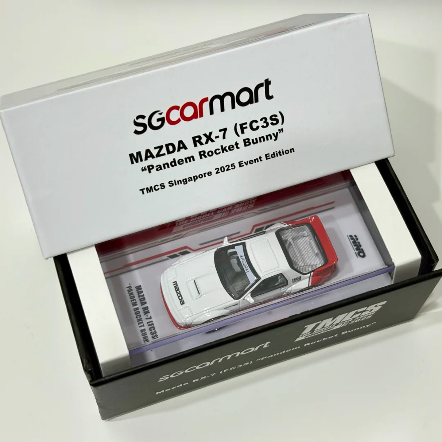 INNO 新加坡TMCS展会限定 马自达RX7 FC3S 1:64 合金车模型