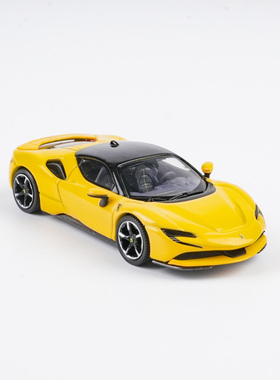 BBR 1:64 法拉利Ferrari SF90 Giallo Modena黄色 合金车模型收藏