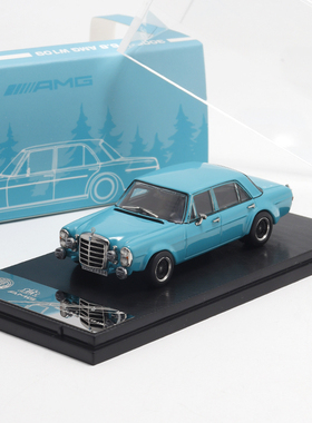 Liberty64 1:64 奔驰300SEL W109 梅赛德斯AMG 仿真合金汽车模型
