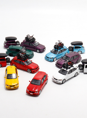 Mortal 1:64 展会限定丰田咬地鲨 IS200 ALTEZZA 合金汽车模型