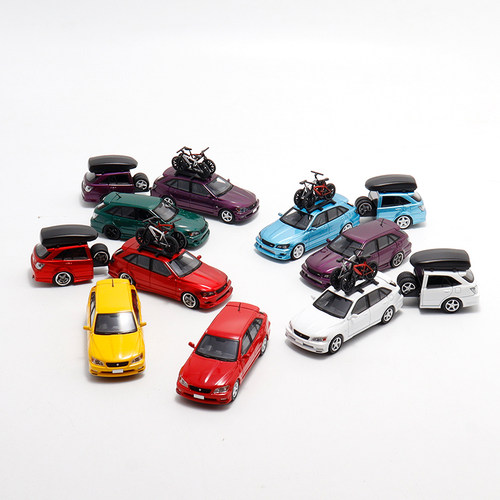 Mortal 1:64 展会限定丰田咬地鲨 IS200 ALTEZZA 合金汽车模型