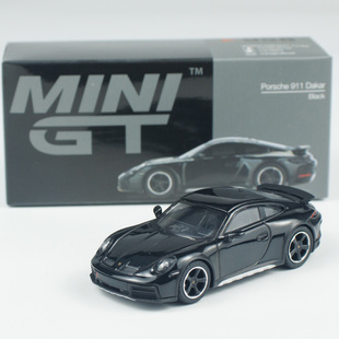 MINIGT 1:64 保时捷911 达喀尔Dakar Porsche 黑 958合金汽车模型