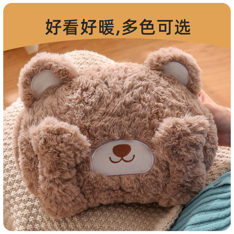 热水袋充电款暖手暖宝宝女毛绒可爱防爆热敷专用暖水袋2025新款Y2