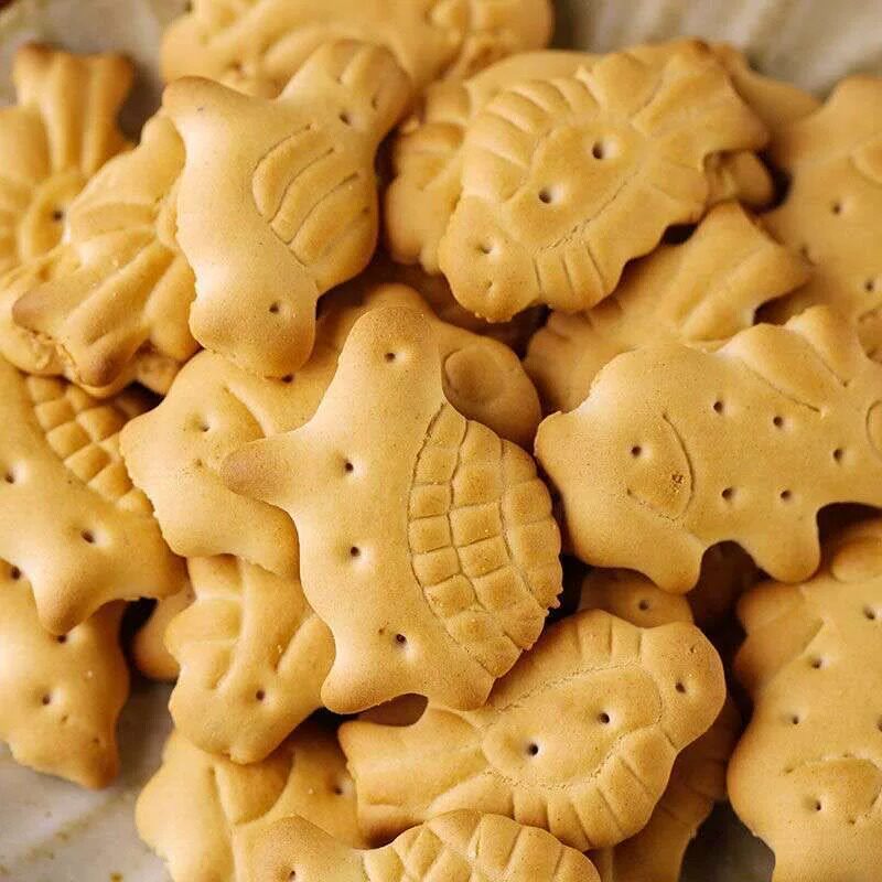 老北京动物饼干泡粥食用中老年