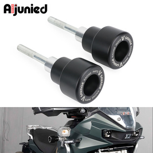 适用凯越800X 件摩托车护杠防摔胶前后轮轴保护杆防摔球 Rally改装