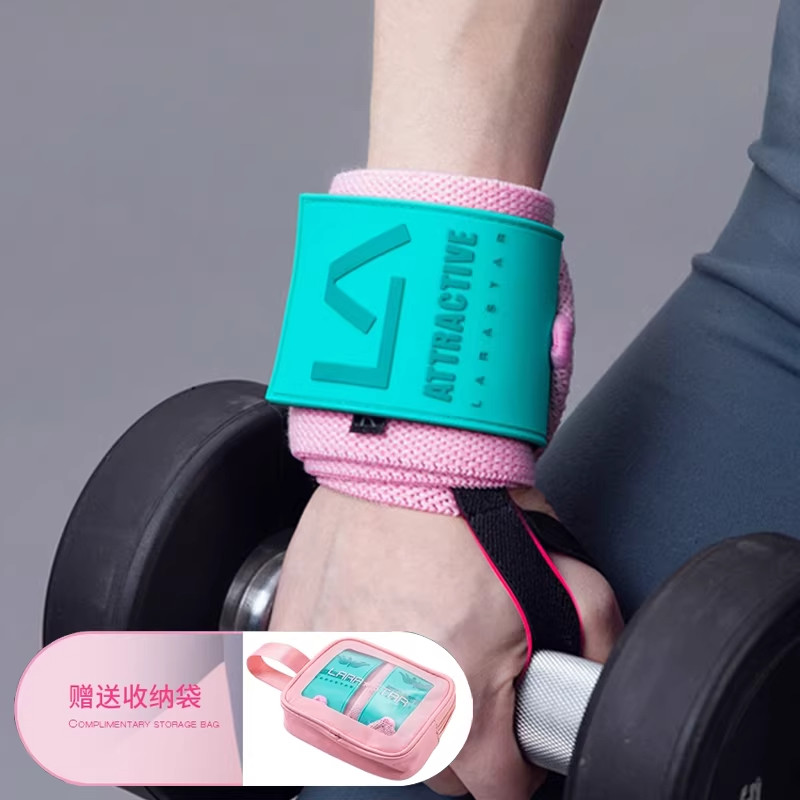 劳拉之星健身tfcc硬拉俯卧撑男女专业手腕加压缠绕卧推护腕时尚潮