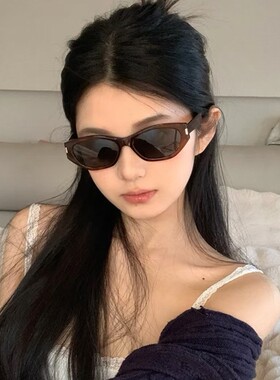窄框太阳镜辣妹太阳眼镜