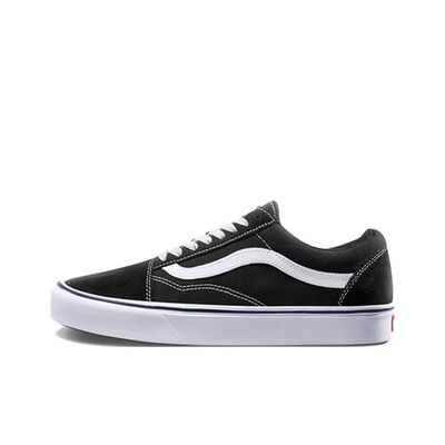 Vans范斯 ComfyCush Old Skool 帆布 舒适经典 轻便低帮板鞋 男女