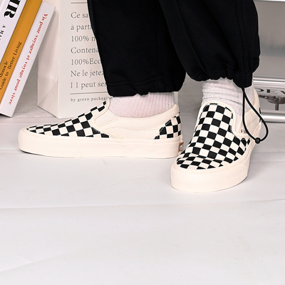 vans棋盘男女低帮帆布鞋