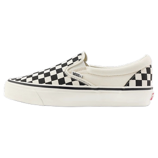 Vans/范斯官方正品男女鞋 Slip-On Reissue 98棋盘格一脚蹬帆布鞋