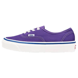 VANS/范斯官方正品男女鞋AUTHENTIC安纳海姆紫色爱心低帮帆布板鞋