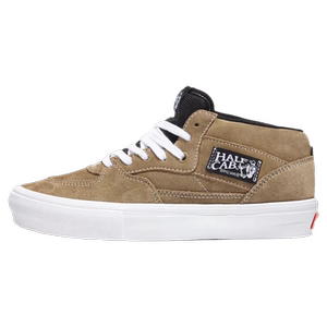 Vans/范斯官方正品男鞋 Half Cab 中帮棕黑板鞋运动休闲滑板鞋