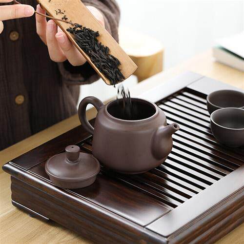苏氏陶瓷(SUSHI CERAMICS)黑檀实木茶盘茶托小博古蓄水泡茶台托盘怎么样,好用不?