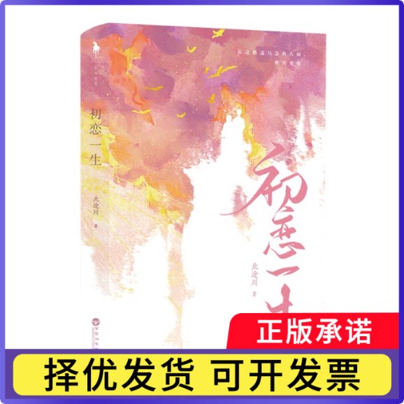 初恋一生 亲签版飞机盒北途川9787550046795百花洲文艺-780647书籍\/杂志\/报纸/小说/青春/都市/言情/轻小说图片
