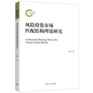 经济 报纸 金融 杂志 风险市场匹配结构理论研究付辉著9787542676559上海三联书店书籍