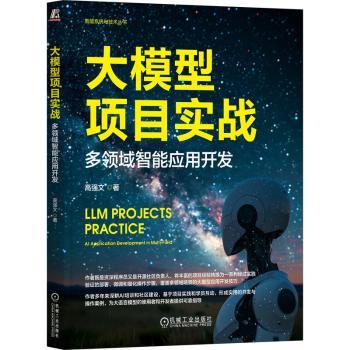 大模型项目实战：多领域智能应用开发高强文 著9787111762348机械工业出版社书籍\/杂志\/报纸/计算机/网络/计算机控制与工智能