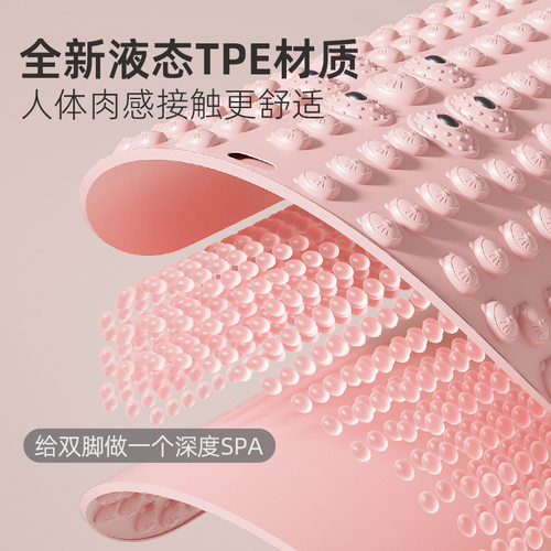 加长液态软硅胶指压板脚趾足底按摩垫家用瑜伽加大超室内慢跑垫