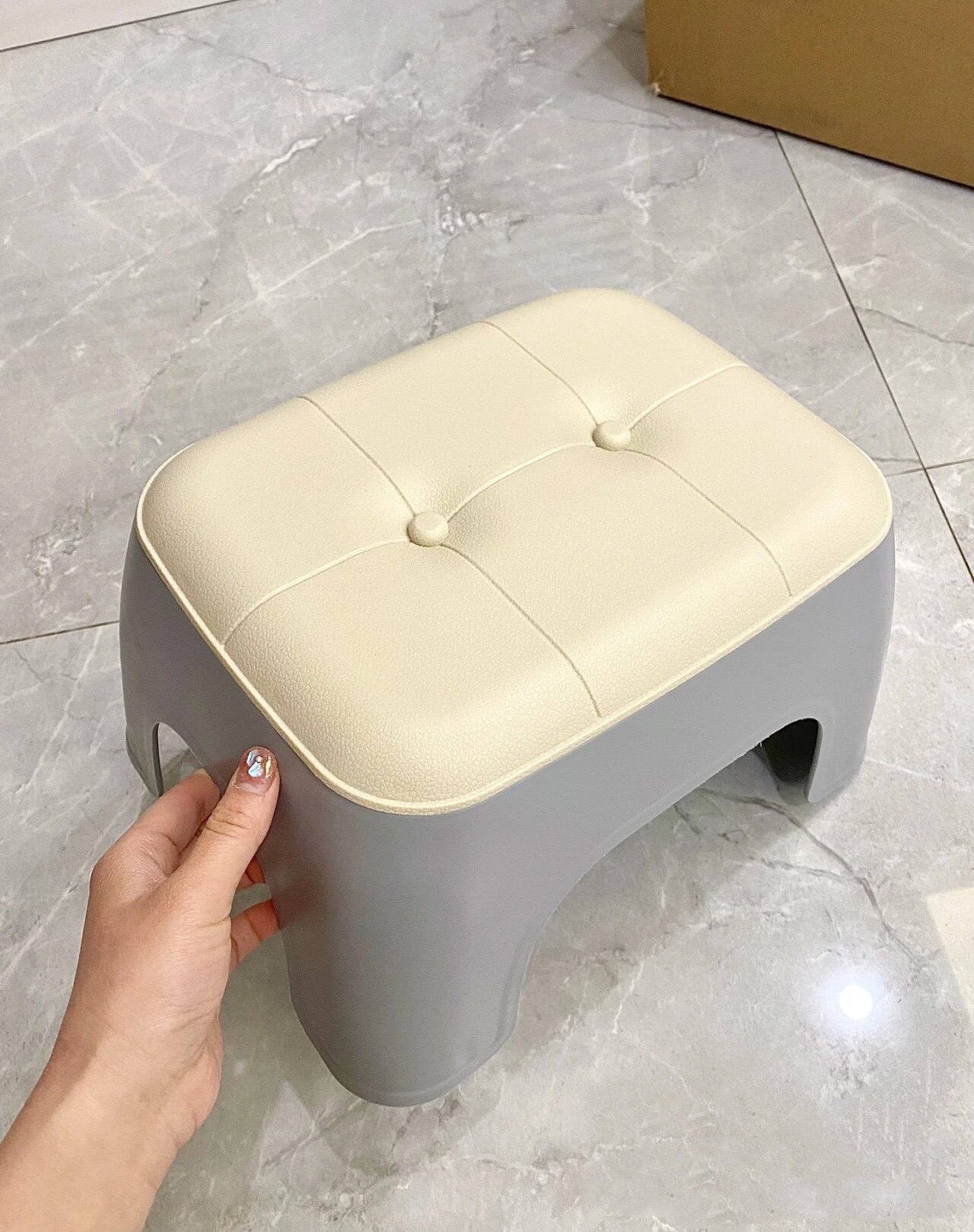 纳份爱住宅家具家用小凳子矮凳沙发凳收纳凳塑料板凳子换鞋凳椅子