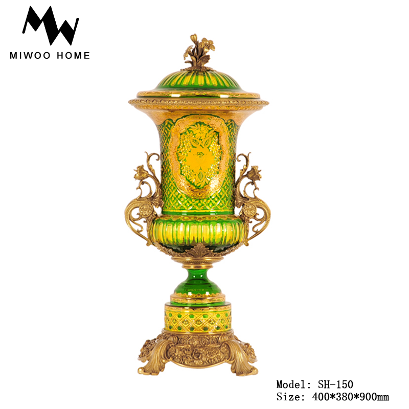 歐式別墅宮廷落地裝飾罐