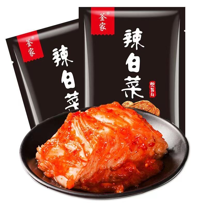 新货打折新如意岛辣白菜韩国泡菜正宗辣白菜韩式手工5袋酱下饭菜2