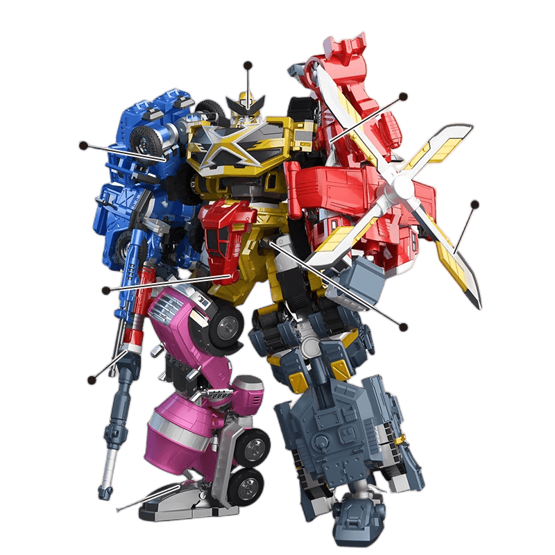 展高迷你特工队全套机器人