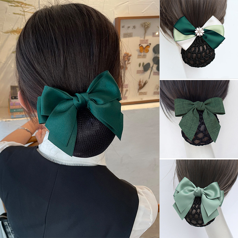 头花女网兜护士银行职业发网盘头发酒店餐饮服务员绿色系发夹发饰,饰品/流行首饰/时尚饰品新,发饰,淘宝优惠券,粉丝福利购,淘宝优惠卷