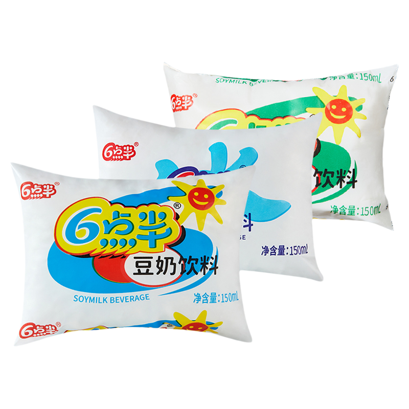 6点半豆奶150ml*30袋便携小包装解渴办公室饮料夏季清凉解暑饮品