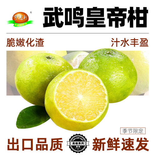 正宗武鸣皇帝柑新鲜水果孕妇水果
