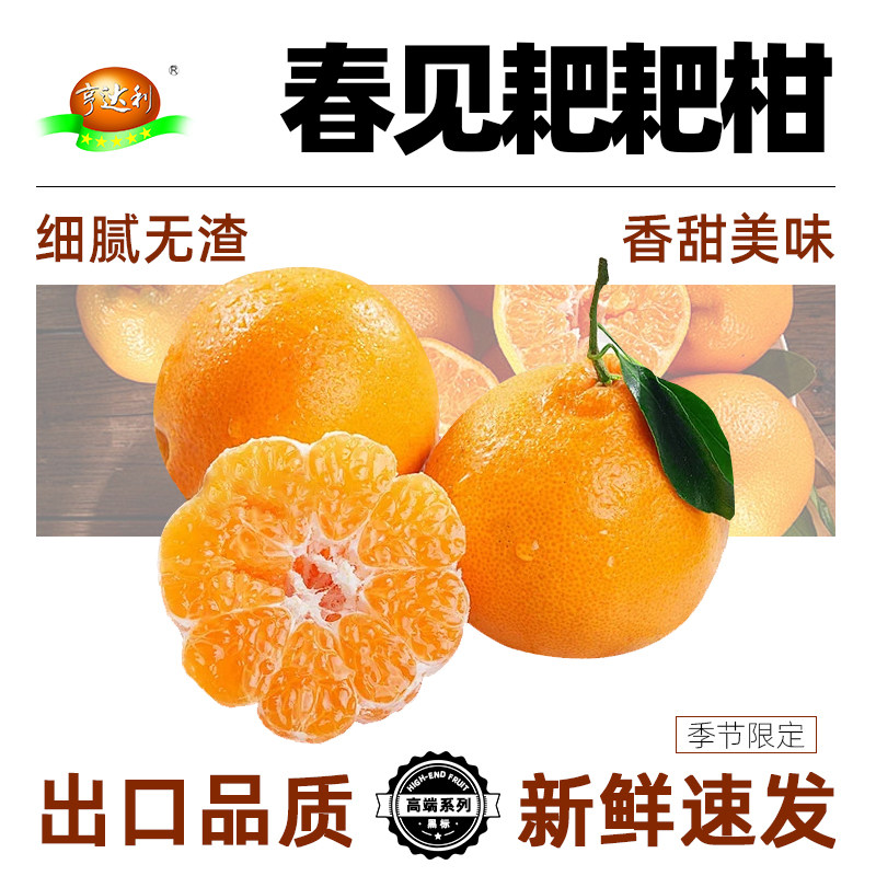 春见耙耙柑四川正宗现摘发货丑当季孕妇新鲜水果旗舰店粑粑柑橘子,水产肉类/新鲜蔬果/熟食,桔子,淘宝优惠券,粉丝福利购,淘宝优惠卷
