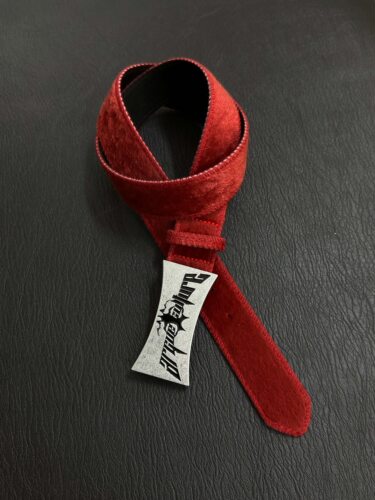 DFDG中古Vintage红丝绒重工金属扣头质感腰带设计感穿搭单品皮带