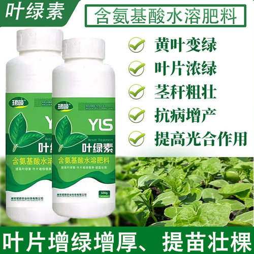 珺颜叶绿素叶片增绿增厚提苗壮棵