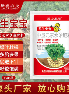 肥公肥婆花生宝宝花生粒粒饱满绿叶壮棵颗粒饱满加强型花生专用肥