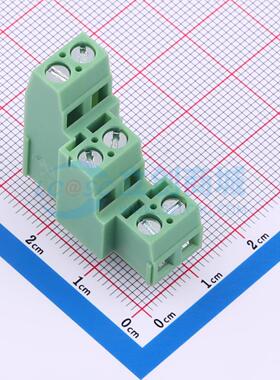 螺钉式接线端子 KF127A3-5.08-2P 插件,P=5.08mm 电子元器件配单