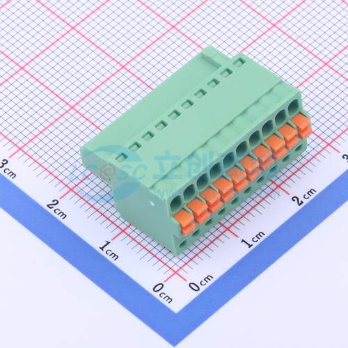 插拔式接线端子 DB2EKD-2.5-10P-GN P=2.5mm 插头 1x10P 原装正品