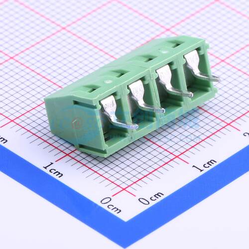 螺钉式接线端子 WJ127-5.0-4P 插件,P=5mm 1x4P 电子元器件配单