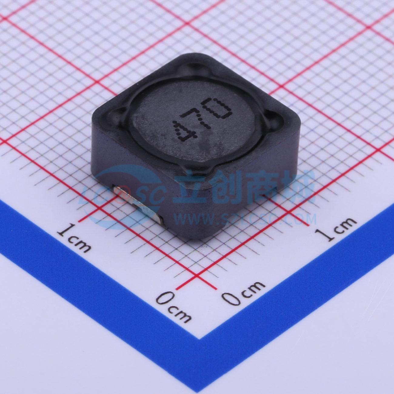 功率电感 APW12A60M470 SMD 47uH ±20% 原装 电子元器件配单