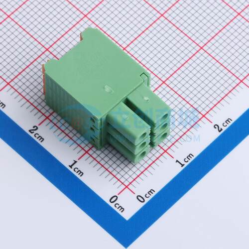 5只起 弹簧式接线端子 15EDGKNH-3.5-06P-14-00A(H) 插件P=3.5mm