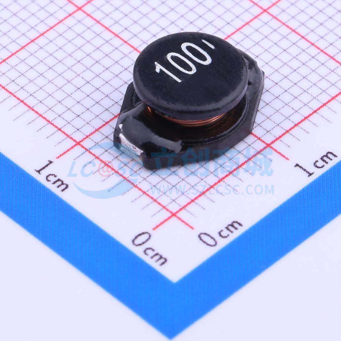 功率电感 SMSD0804-100MT SMD 10uH ±20% 3.9A 电子元器件