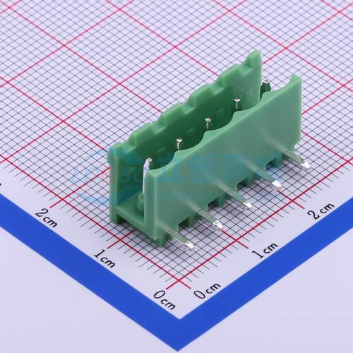 插拔式接线端子 KF2EDGR-5.08-5P 弯插,P=5.08mm 板端/插座-开口