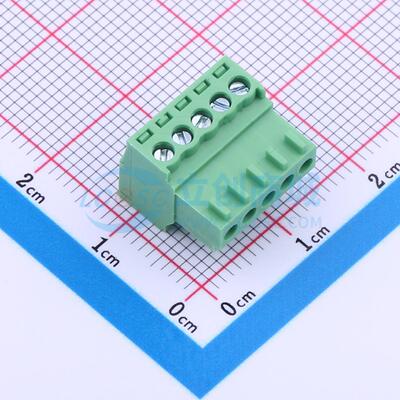 插拔式接线端子 JL15EDGY-25405G01 P=2.54mm 1x5P 电子元器件