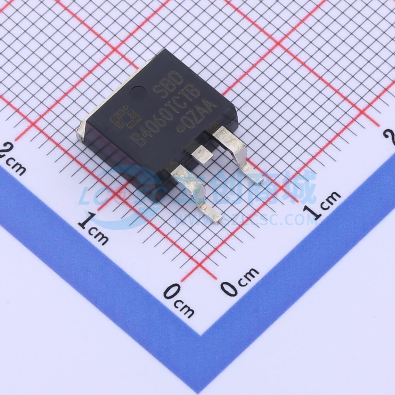 肖特基二极管 SBDB4060TCTB TO-263-2L 60V 40A CJ(江苏长电/长晶