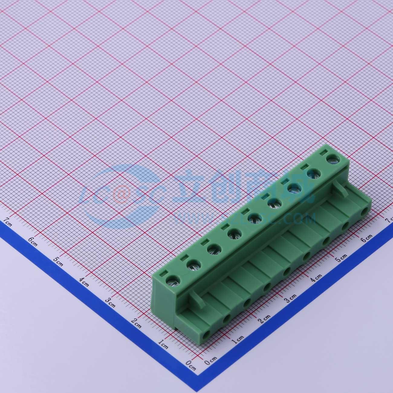 插拔式接线端子 KF2EDGK-7.62-9P P=7.62mm 插头 1x9P 电子元器件