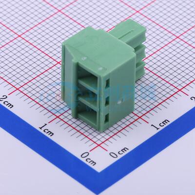 插拔式接线端子 DB2EK-3.81-3P-GN-S P=3.81mm 插头 1x3P 原装